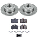 PowerStop OE Stock Replacement Low-Dust Ceramic Brake Pad and Rotor Kit