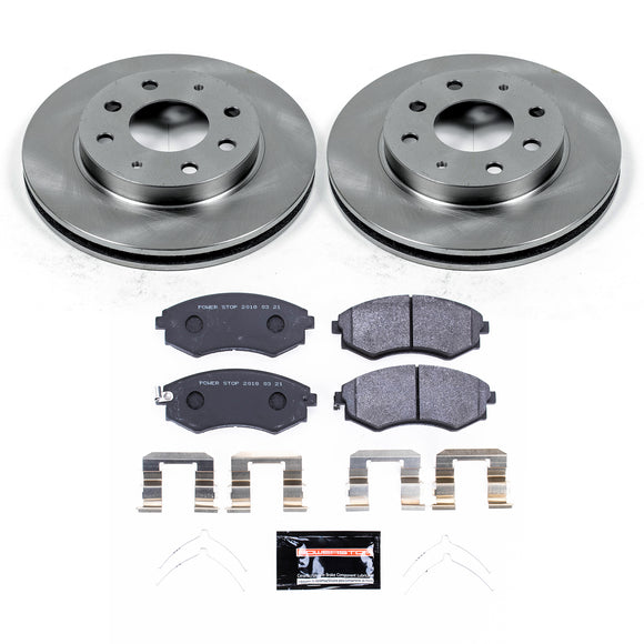 PowerStop Track Day Spec High-Performance Brake Pad and Rotor Kit