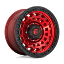 17x9 Fuel Off-Road D632 Zephyr Candy Red Black Bead Ring 5x127 ET-12 Wheel