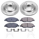 PowerStop OE Stock Replacement Low-Dust Ceramic Brake Pad and Rotor Kit