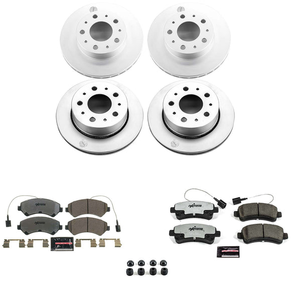 Z36 Truck & Tow Premium Carbon-Fiber Ceramic Brake Pad and Fully Coated Rotor Ki