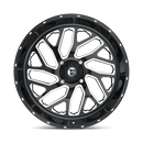 24X7 Fuel UTV D581 Triton Gloss Black Milled 4X156 ET13 wheel/rim