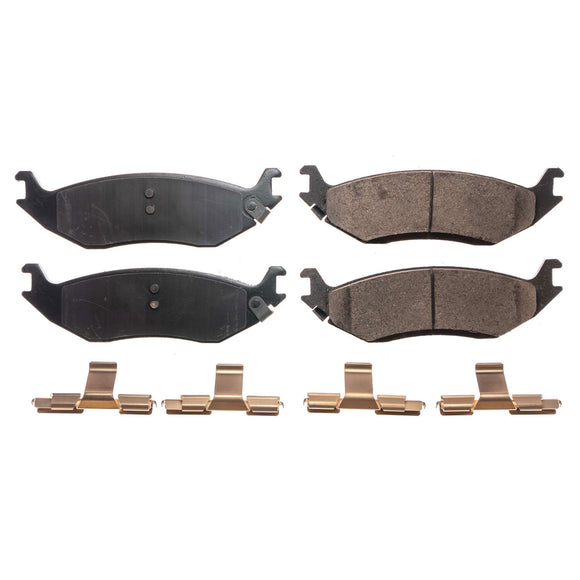 PowerStop Z17 Evolution Ceramic Brake Pads With Hardware