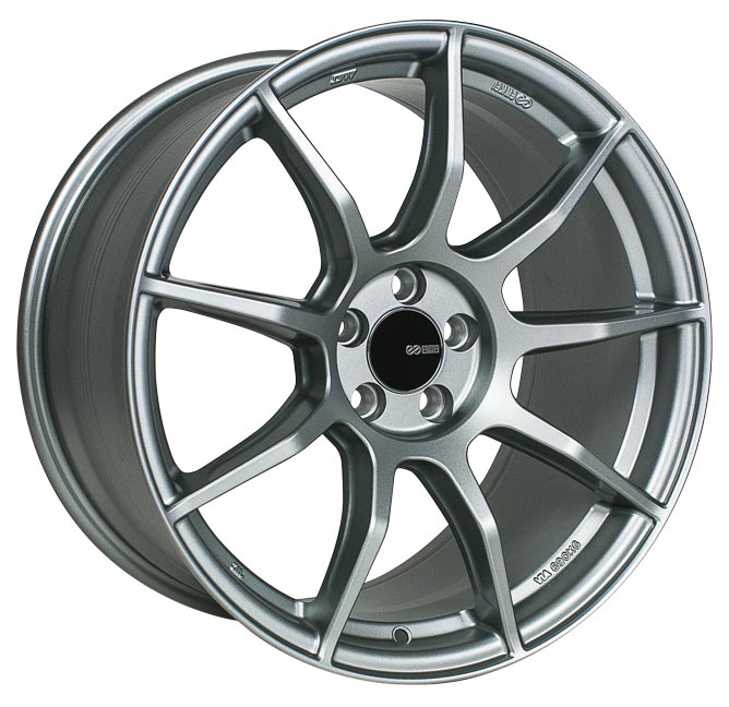 18X8 Enkei TS9 Wheel/Rim Platinum Gray 5X112 ET45 5-112 18-8