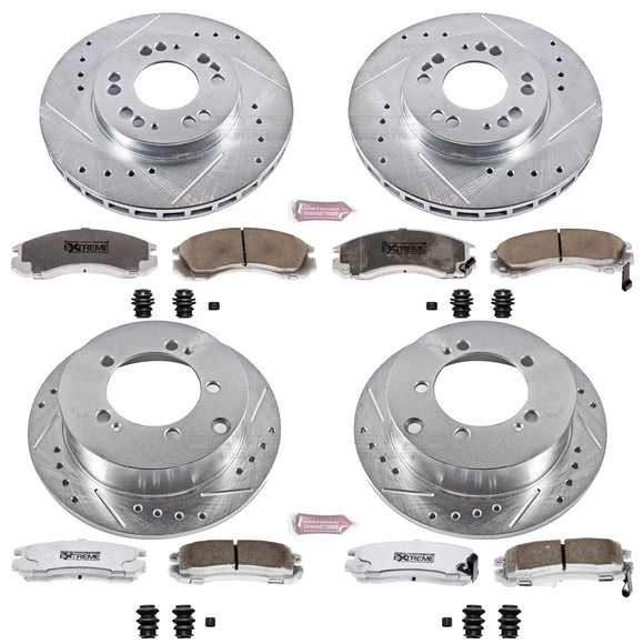 PowerStop Z26 Street Performance Ceramic Brake Pad and Drilled & Slotted Rotor K
