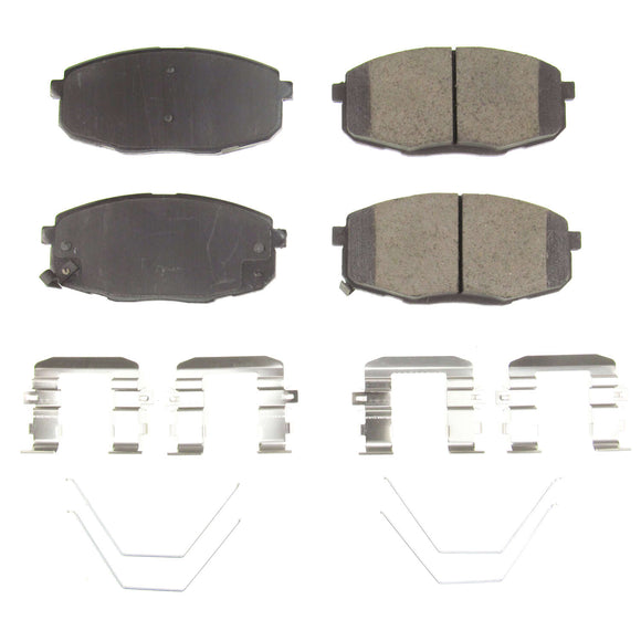 PowerStop Z17 Evolution Ceramic Brake Pads With Hardware