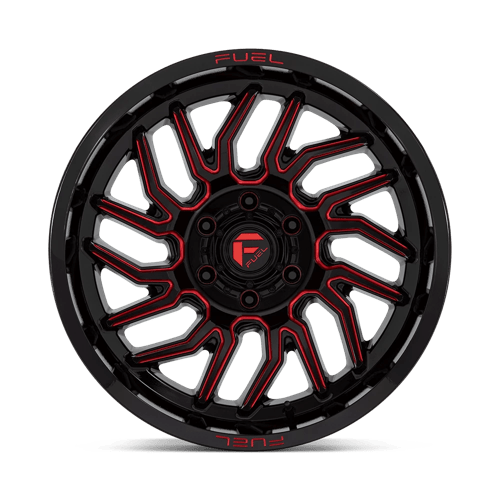 20x10 Fuel Off-Road D808 Hurricane Black 6x139.7 ET-18 CB106.1 Wheel Rim
