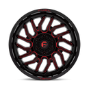 20x10 Fuel Off-Road D808 Hurricane Black 6x139.7 ET-18 CB106.1 Wheel Rim
