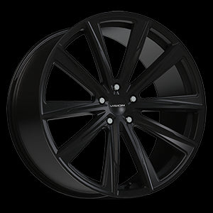 20x10.5 Vision 471V Splinter Satin Black 5x115 ET25 Wheel Rim