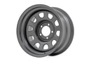 Rough Country Steel Wheel Gray 17x9 5x5 5x127 ET12 Wheel Rim