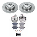 PowerStop OE Stock Replacement Low-Dust Ceramic Brake Pad, Rotor and Caliper Kit