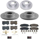 Genuine Geomet Coated Rotor and Low-Dust Ceramic Brake Pad Kit