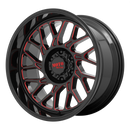 22X10 Moto Metal MO805 G-BLK MILL RTCC 6X135 ET-18 wheel/rim-3