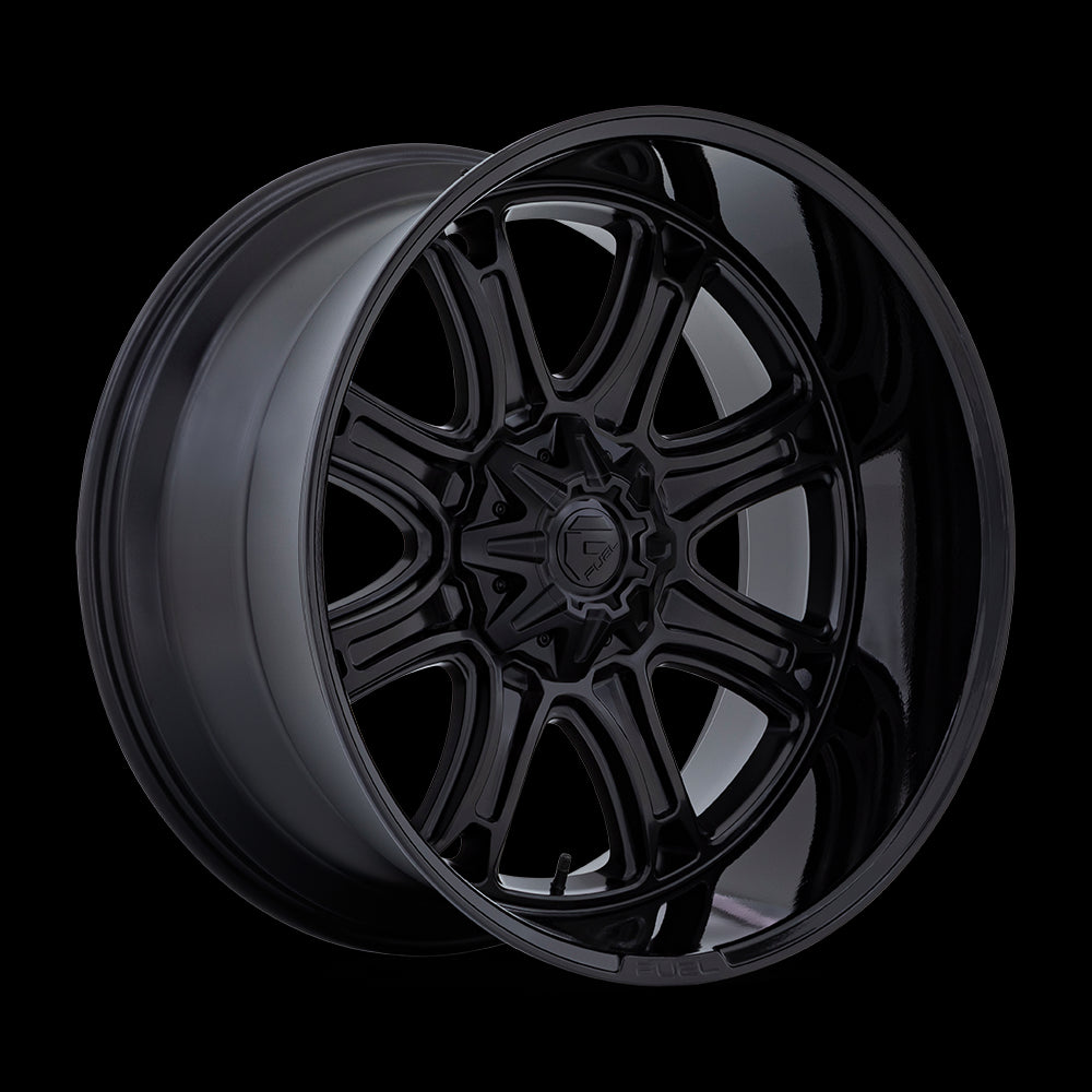 20X9 Fuel 1PC Darkstar Black 8X165.1 8X6.5 ET1 Wheel Rim