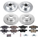 PowerStop Z23 Daily Driver Carbon-Fiber Ceramic Brake Pad and Drilled & Slotted
