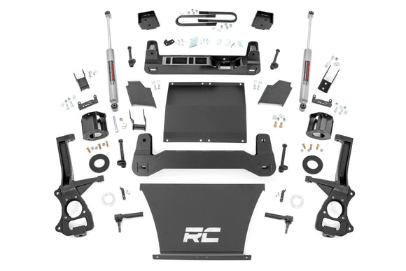 Rough Country 6 Inch Lift Kit for 25-26 GMC Sierra 1500 Mono Leaf Rear