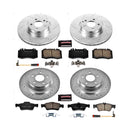 PowerStop Z23 Daily Driver Carbon-Fiber Ceramic Brake Pad and Drilled & Slotted