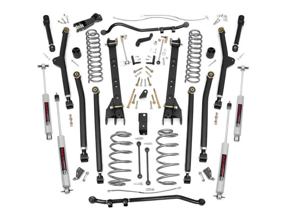 Rough Country 4" Lift Kit X-Series For Jeep Wrangler TJ 4WD 1997-2006