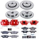 PowerStop Z23 Daily Driver Carbon-Fiber Ceramic Pads Drilled & Slotted Rotor & C