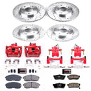 PowerStop Z23 Daily Driver Carbon-Fiber Ceramic Pads Drilled & Slotted Rotor & C
