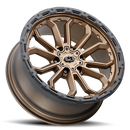 20x10 Vision 405 Satin Bronze 6x139.7 ET-25 wheel/rim