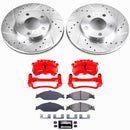 PowerStop Z23 Daily Driver Carbon-Fiber Ceramic Pads Drilled & Slotted Rotor & C