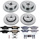 PowerStop Z23 Daily Driver Carbon-Fiber Ceramic Brake Pad and Drilled & Slotted