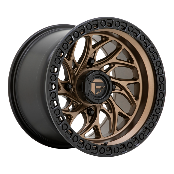 15X10 Fuel UTV D777 Runner UTV Bronze With Black Ring 4X137 ET0 wheel/rim