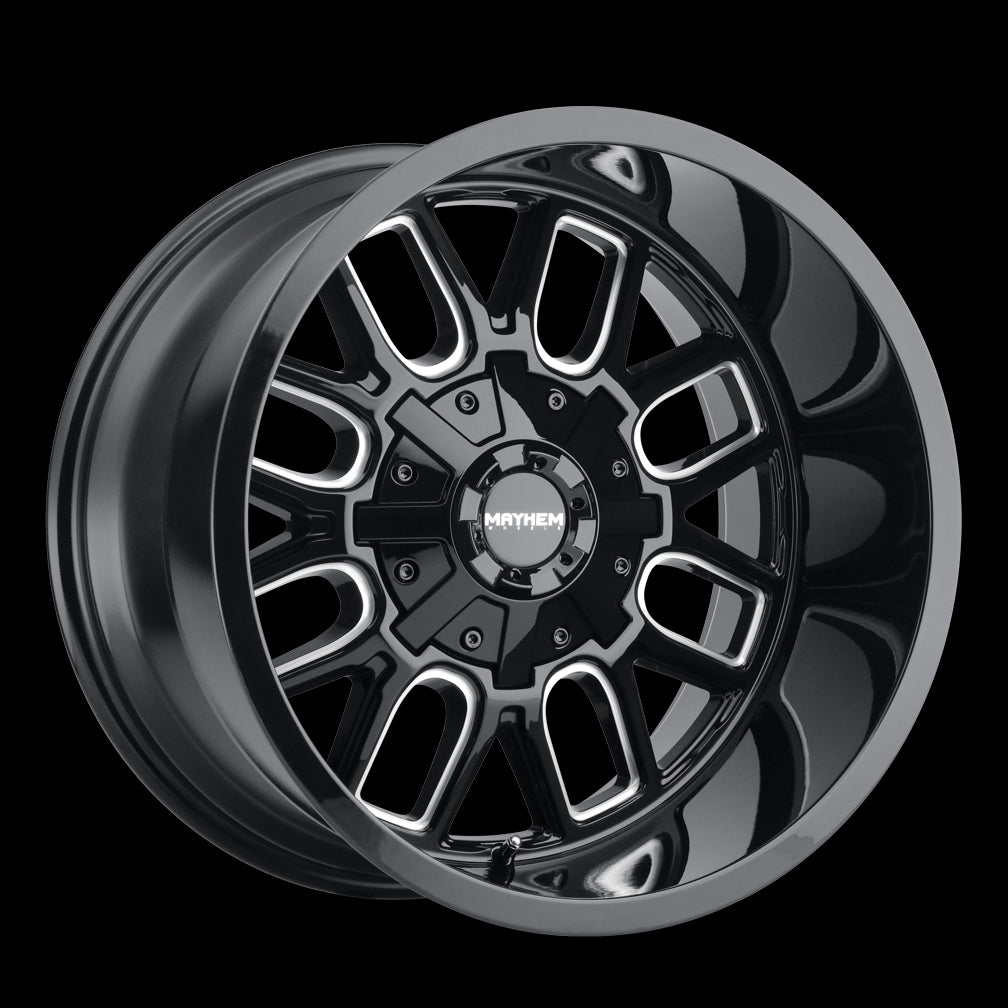 20x9 Mayhem Cogent Black W/Milled Spokes 5x127/135 ET0 wheel/rim