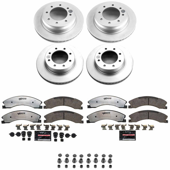 Z36 Truck & Tow Premium Carbon-Fiber Ceramic Brake Pad and Fully Coated Rotor Ki
