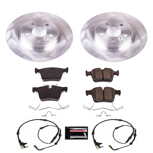PowerStop OE Stock Replacement Low-Dust Ceramic Brake Pad and Rotor Kit