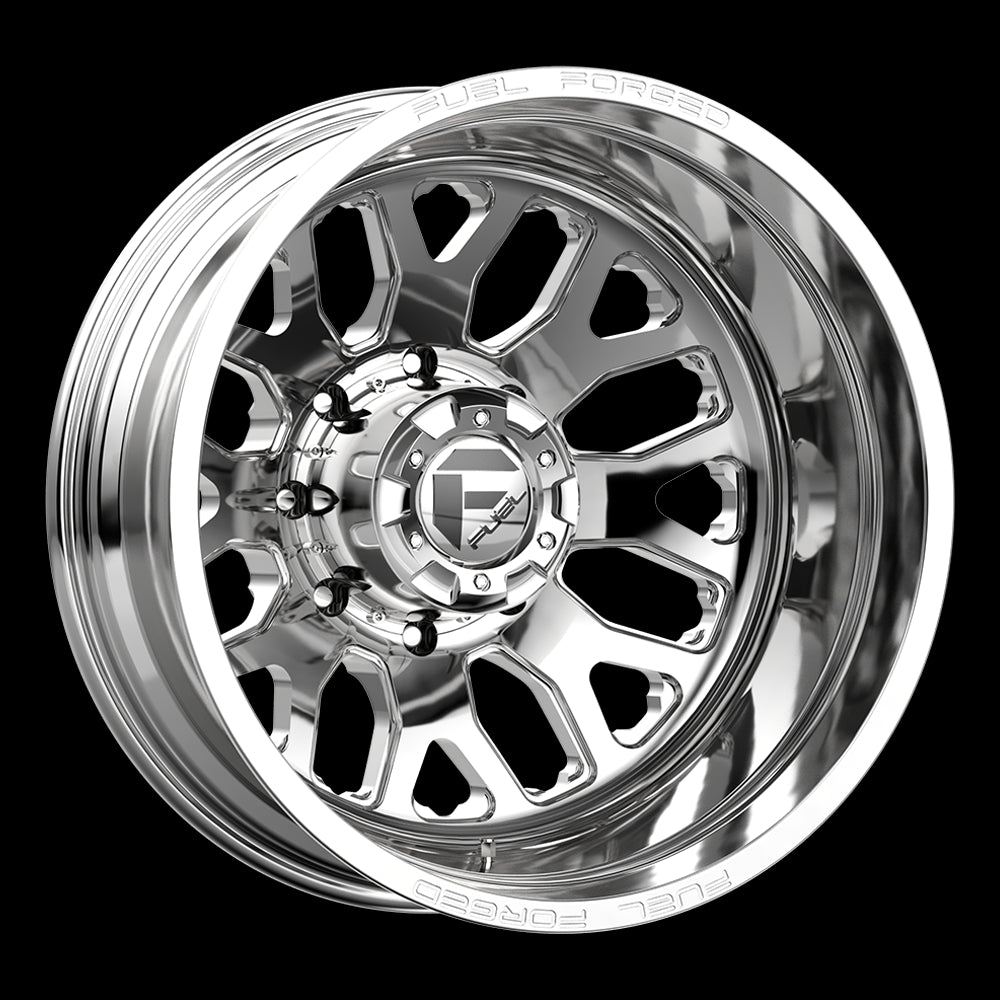 24X8.25 Fuel MONO DE19 FF19D Polished 8X165.1 ET-265 wheel/rim