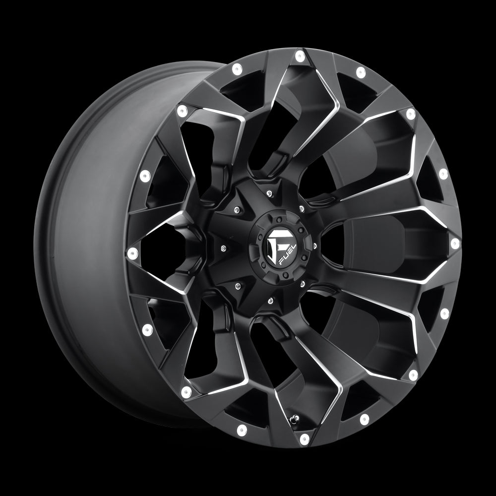 18X9 Fuel D546 Assault Matte Black Milled 5X114.3/5X127 ET1 wheel/rim - 0