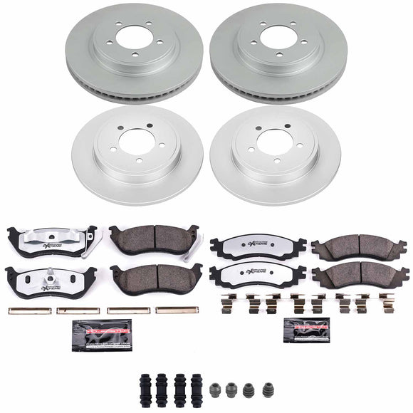 Z36 Truck & Tow Premium Carbon-Fiber Ceramic Brake Pad and Fully Coated Rotor Ki