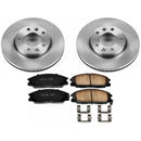 PowerStop OE Stock Replacement Low-Dust Ceramic Brake Pad and Rotor Kit