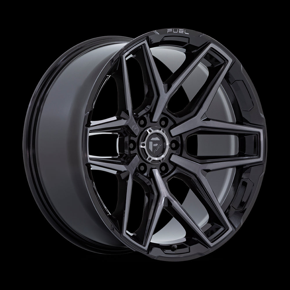 22X10 Fuel 1PC Flux Black 6X135 ET-18 Wheel Rim - 0