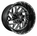 20x12 Fuel Off-Road D581 Triton Gloss Black Milled 8x170 ET-43 CB125.1 Wheel Rim
