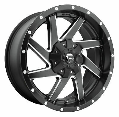 20X10 Fuel D594 RENEGADE Matte Black Milled 6X135/6X139.7 ET-18 wheel/rim