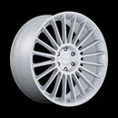 22X9.5 Status Venti Gloss Silver 5X112 ET20 Wheel Rim-2