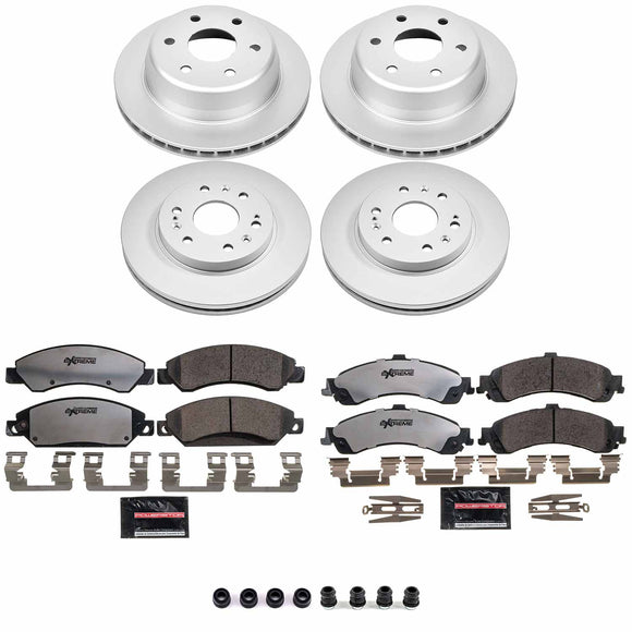 Z36 Truck & Tow Premium Carbon-Fiber Ceramic Brake Pad and Fully Coated Rotor Ki