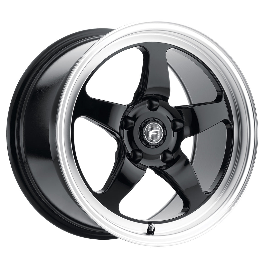 18x12 Forgestar D5 Drag Black Machined 5x120.65 5x4.75 ET50 Wheel Rim