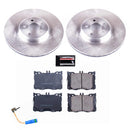 PowerStop OE Stock Replacement Low-Dust Ceramic Brake Pad and Rotor Kit