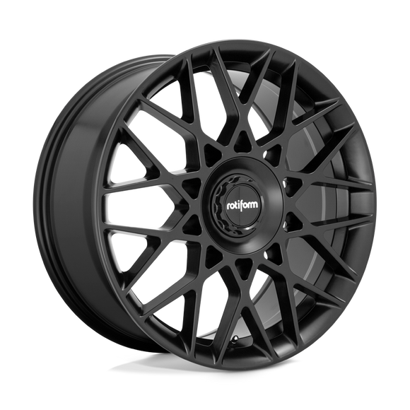 19X8.5 Rotiform R165 BLQ-C Matte Black 5X112/5X120 ET35 wheel/rim