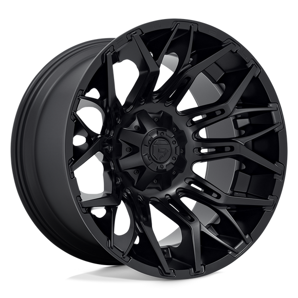 22x12 Fuel Off-Road D772 Twitch Matte Black 5x114.3 ET-44 CB78.1 Wheel Rim