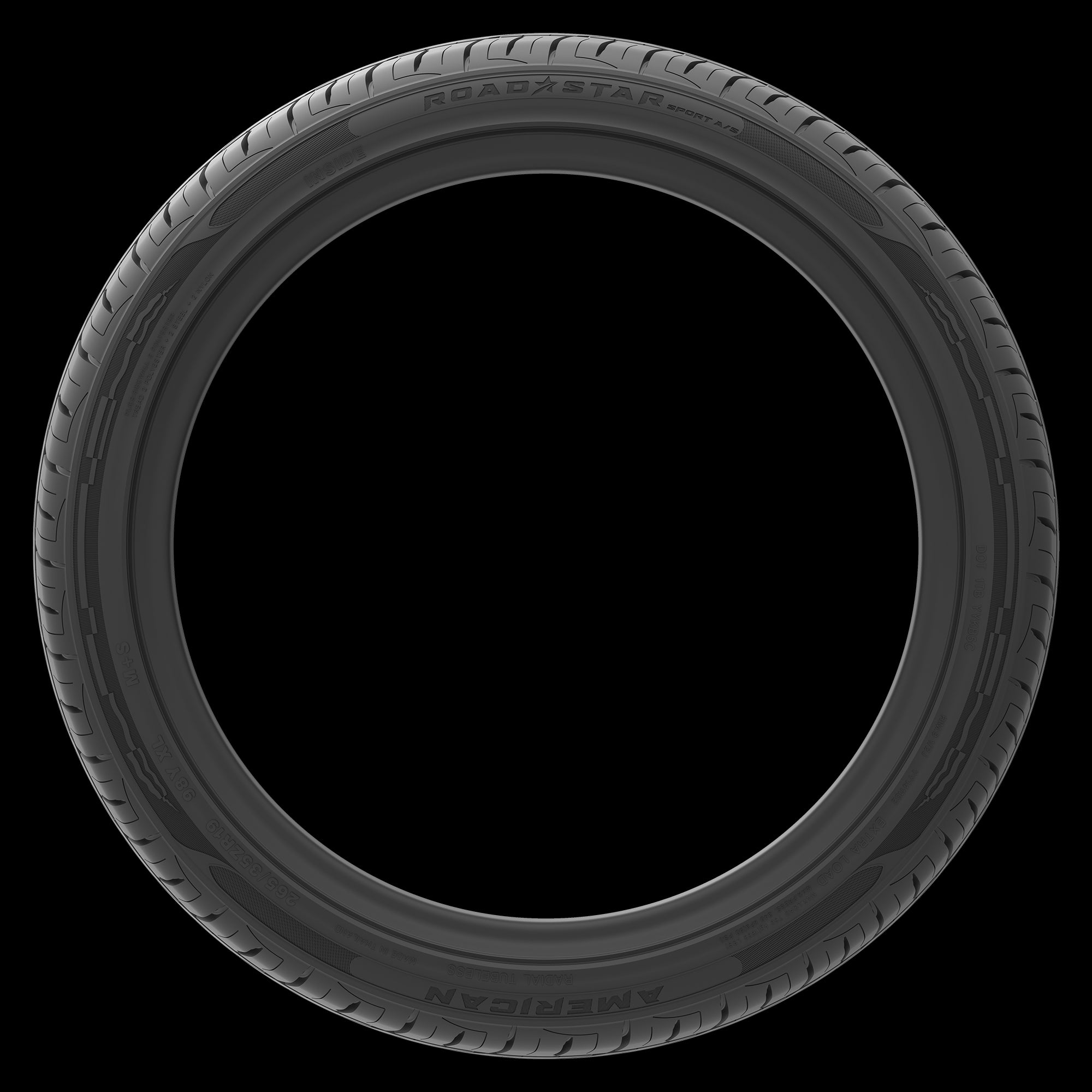 American Roadstar Sport A/S Tire(s) 195/55R16 91W SL BSW 195 55 16 1955516