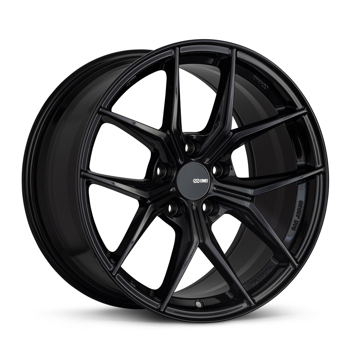 18X9.5 Enkei TSRX Black Gloss Wheel/rim 5x120 ET40 529-895-1240BK