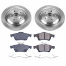 PowerStop OE Stock Replacement Low-Dust Ceramic Brake Pad and Rotor Kit