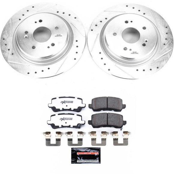 PowerStop Z26 Street Performance Ceramic Brake Pad and Drilled & Slotted Rotor K