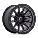 17x8.5 Fuel Off-Road FC866 Piston Matte Gunmetal Black Lip 6x139.7 ET25 Wheel