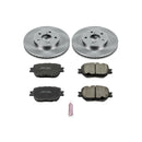 PowerStop OE Stock Replacement Low-Dust Ceramic Brake Pad and Rotor Kit